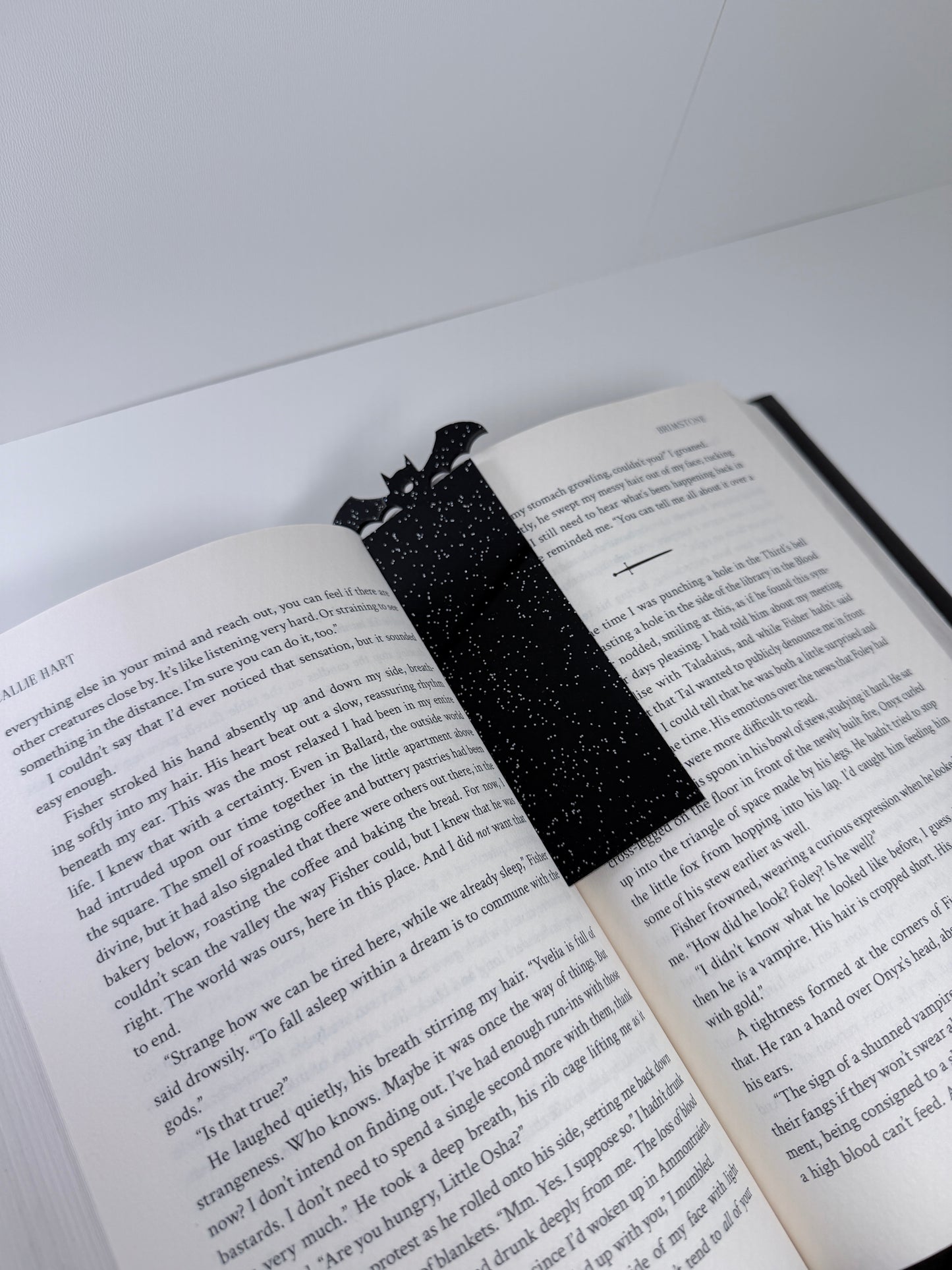 Midnight Bat Acrylic Bookmark
