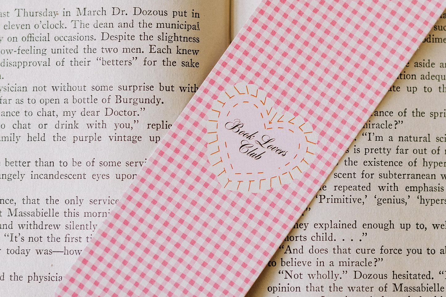 Book Lovers Club Bookmark