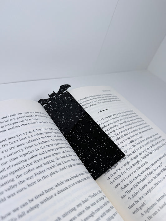 Midnight Bat Acrylic Bookmark