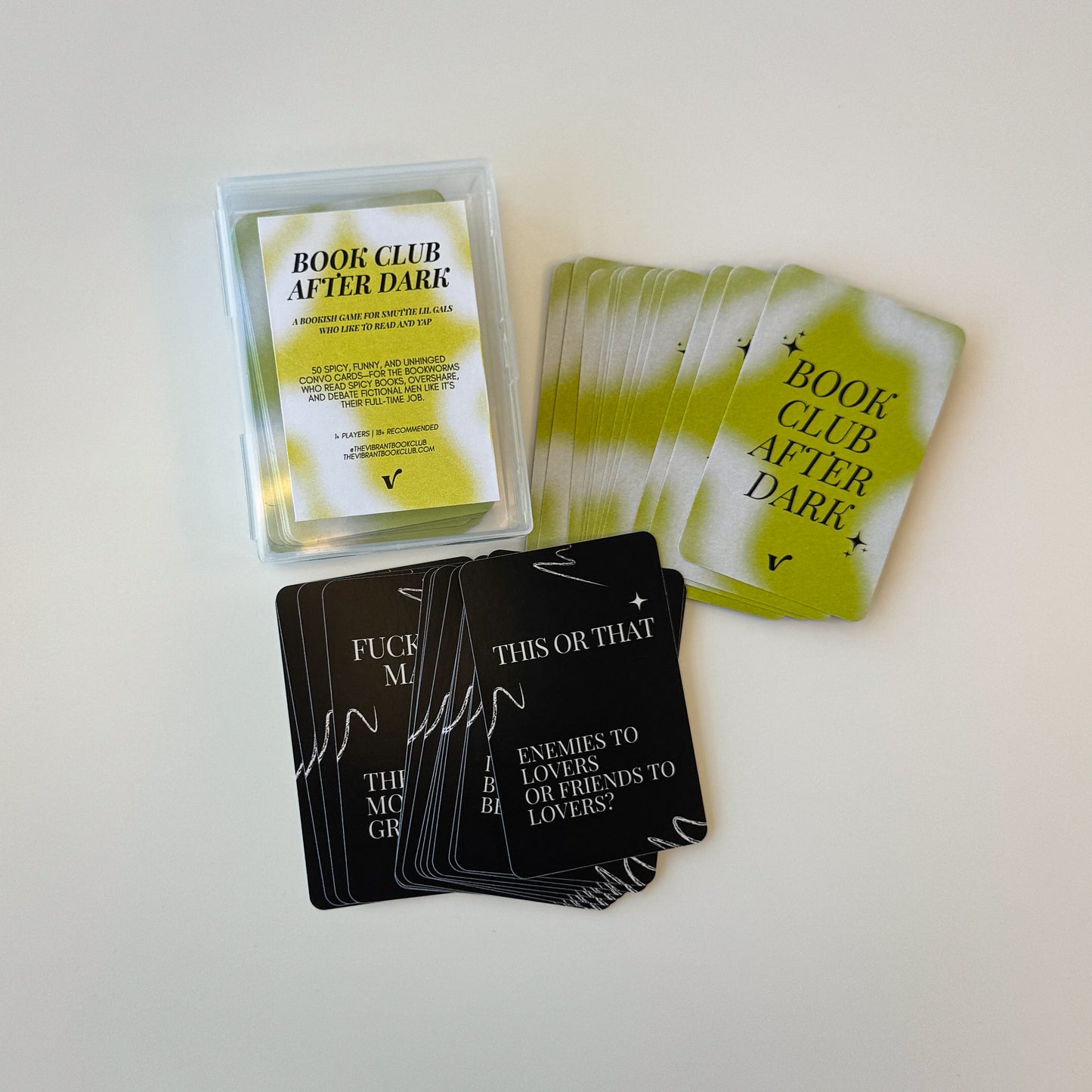 Book Club After Dark Card Game